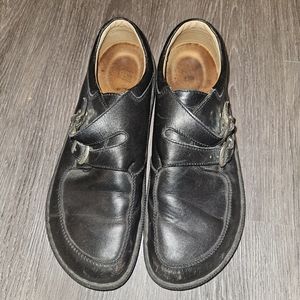 Birkenstock footprints by Birkenstock mink strap buckle loafers